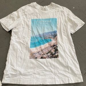 H and M white Tee